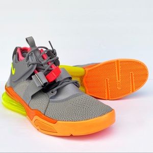 Nike Air Force 270 Utility size 7.5 grey orange